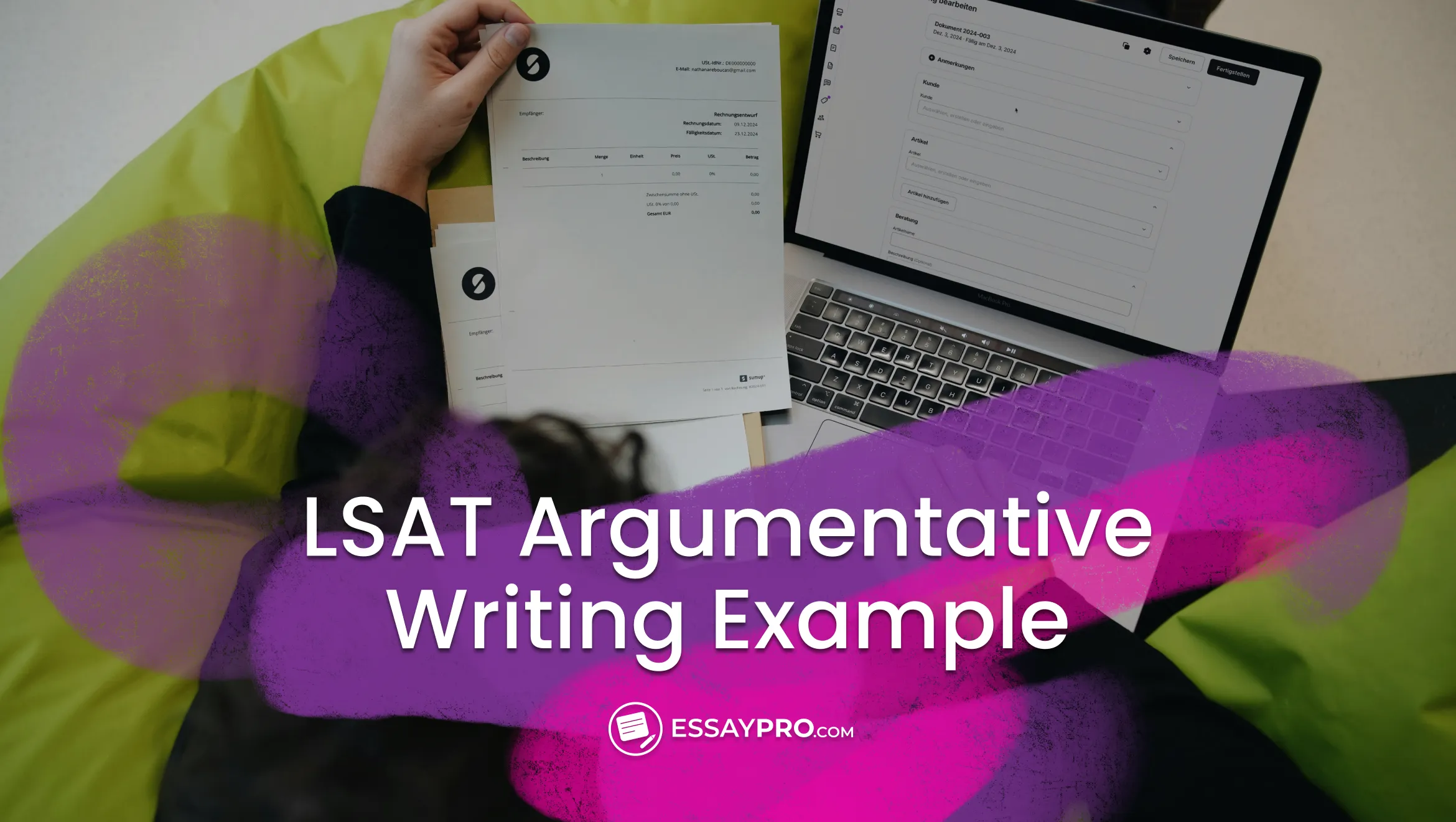 LSAT Argumentative Writing Example